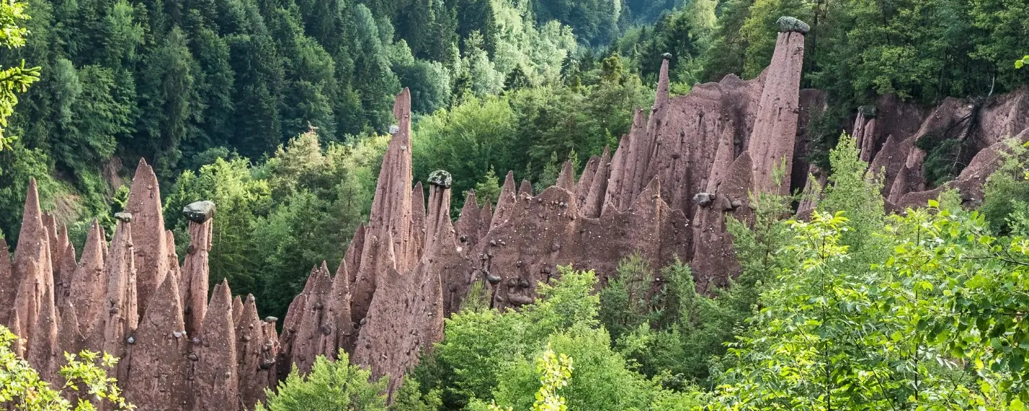Die Rittner Erdpyramiden im Herbst