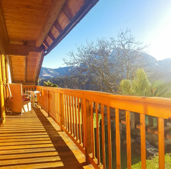 Balkon im Februar 1