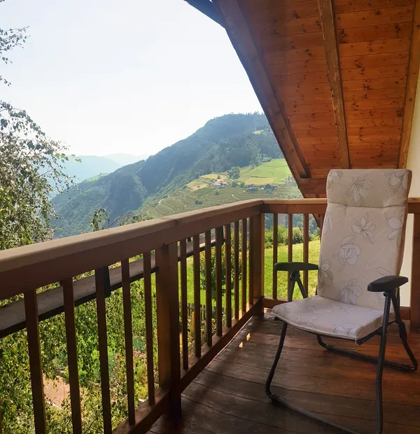 Balkon Aussicht im Mai 2